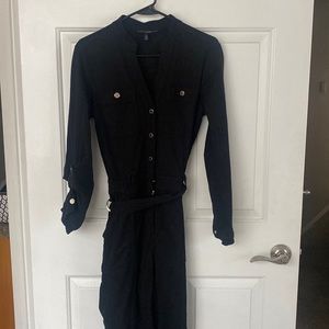 White House Black Market Jumpsuit Black